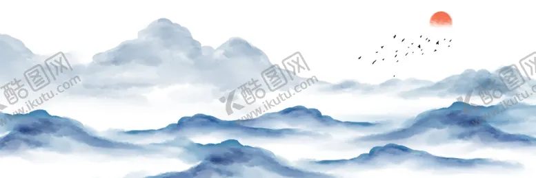编号：55982101261105293195【酷图网】源文件下载-水墨山水背景