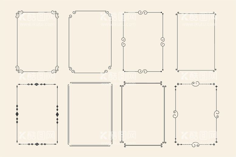 编号：50367109181733487158【酷图网】源文件下载-边框 花纹 欧式线条