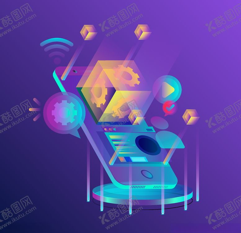 编号：52159309241924232529【酷图网】源文件下载-等距视角插画