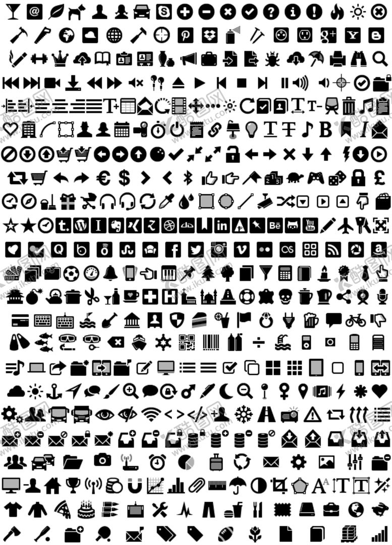 编号：39180910162113114324【酷图网】源文件下载-icon黑色小图标