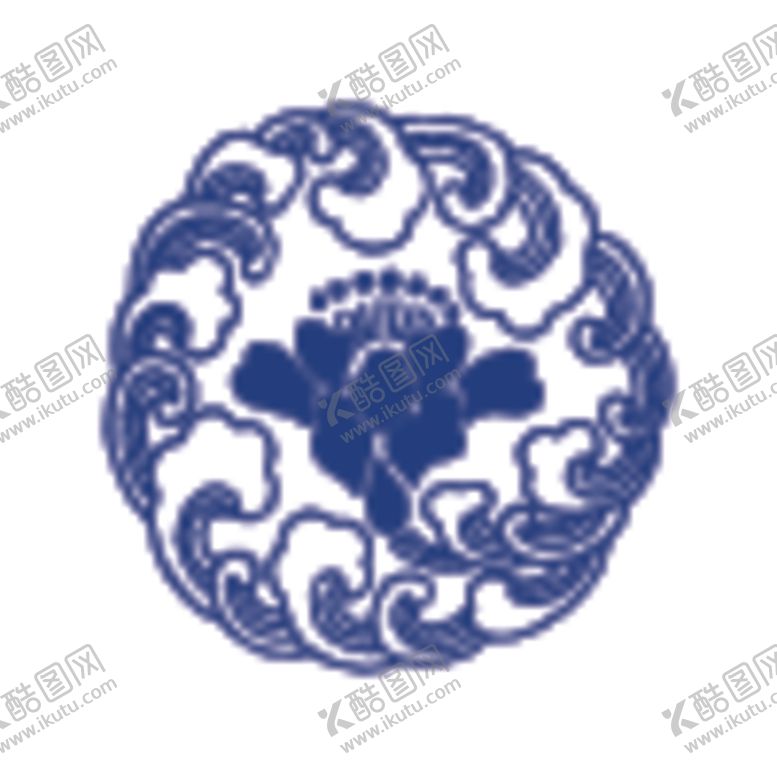 编号：76374712081217377372【酷图网】源文件下载-青花纹样