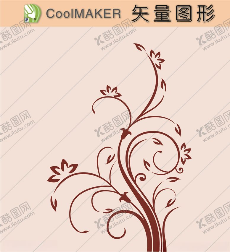 编号：64975510140110337741【酷图网】源文件下载-花草剪纸花草壁纸简洁手绘