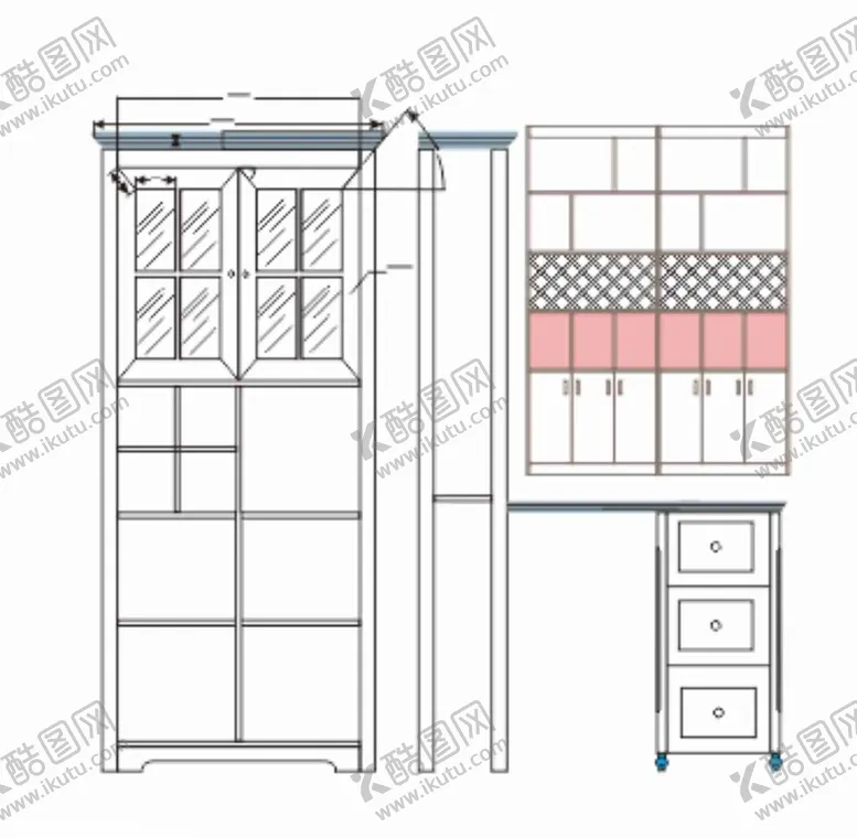 编号：18670302100159069643【酷图网】源文件下载-定制衣柜