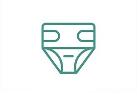 尿不湿图标矢量