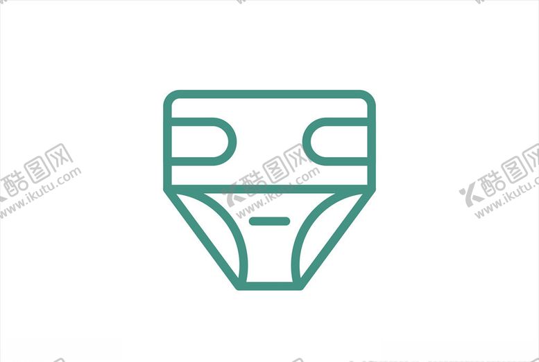 编号：33494109300111103403【酷图网】源文件下载-尿不湿图标矢量