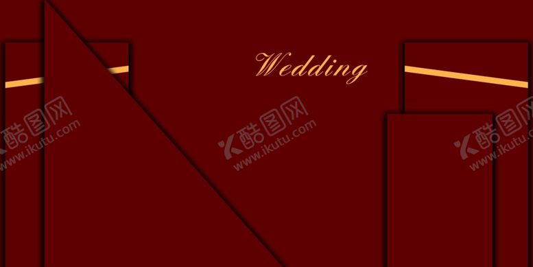 编号：52512605121532178356【酷图网】源文件下载-红色婚礼