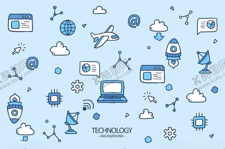 编号：87181404042015517154【酷图网】源文件下载-科技元素图案背景