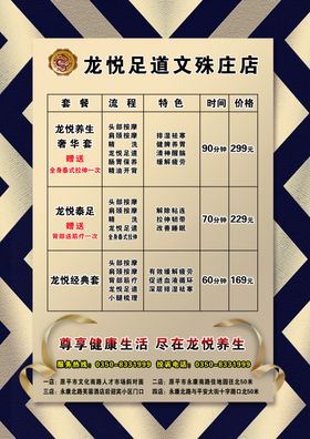 价格表