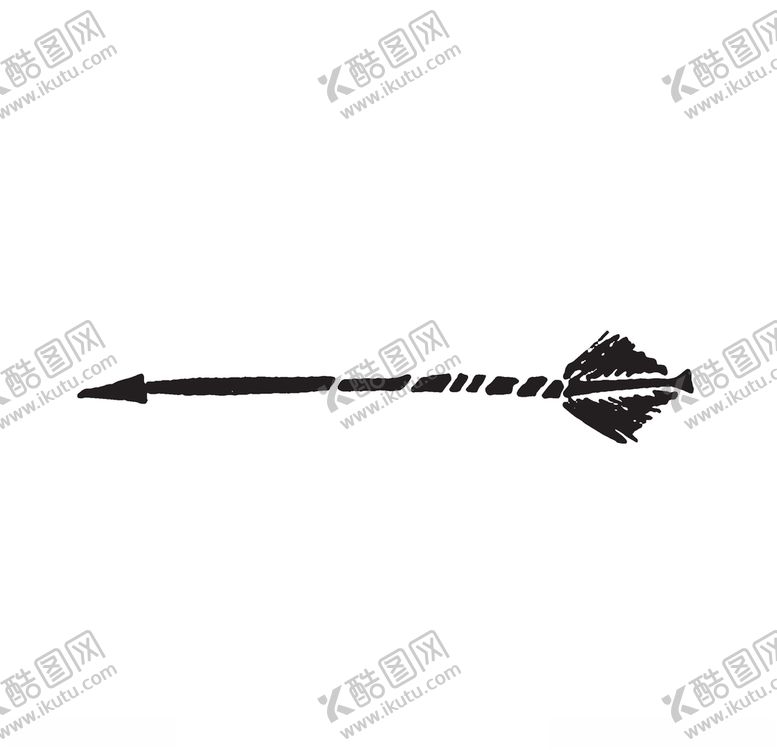 编号：62013909160453251559【酷图网】源文件下载-黑白手绘箭头