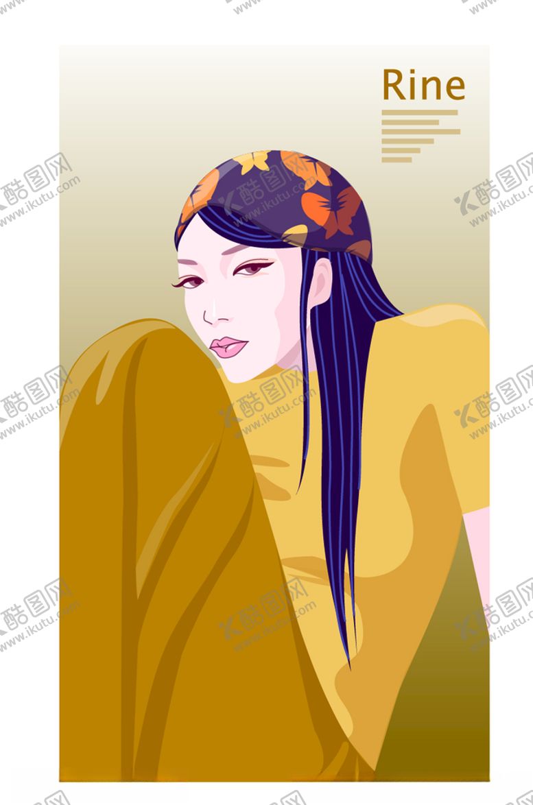 编号：64192310230457188546【酷图网】源文件下载-插画人物