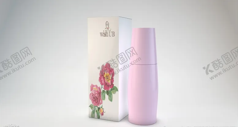 编号：21895504180748358189【酷图网】源文件下载-C4D模型化妆品水乳瓶子