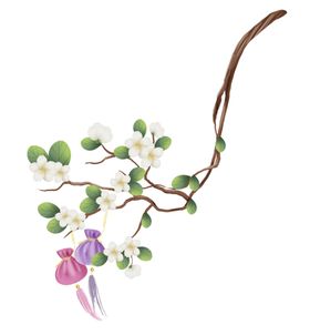 荷包枝头花