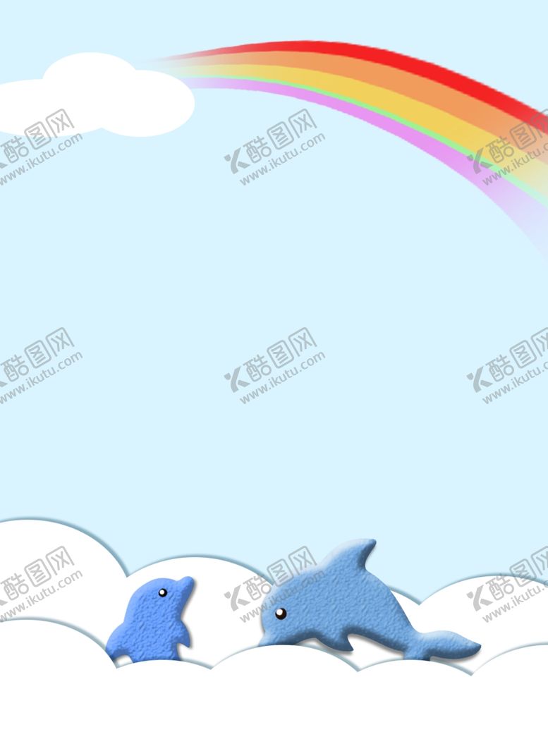 编号：69875206282047167974【酷图网】源文件下载-蓝天海豚