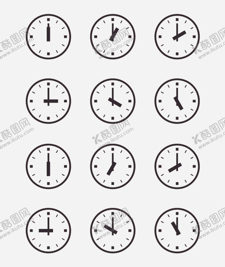 编号：91413909281954096100【酷图网】源文件下载-时尚钟表