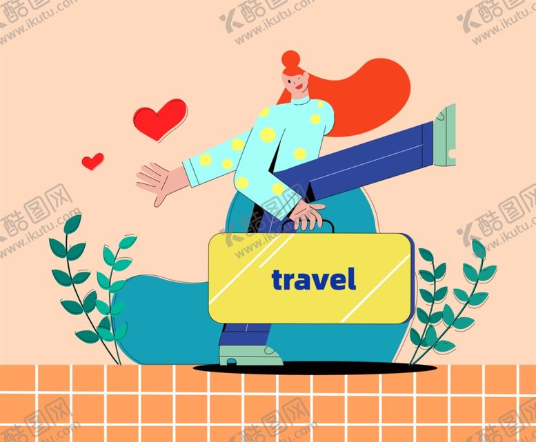 编号：65802309162016168295【酷图网】源文件下载-旅游的女孩