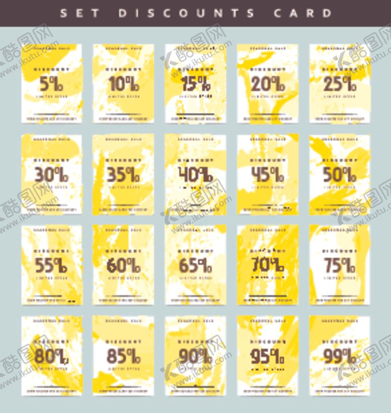 编号：32583709290255188316【酷图网】源文件下载-销售折扣卡