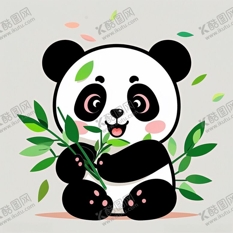 编号：14136402090105476935【酷图网】源文件下载-萌趣可爱熊猫