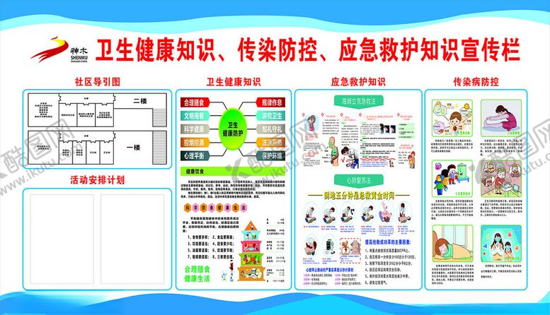 编号：20451211211743351784【酷图网】源文件下载-卫生宣传知识展板