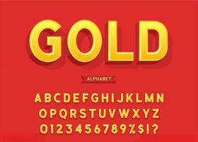 英文字母设计体矢量创意体
