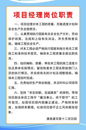 建筑六大员岗位职责