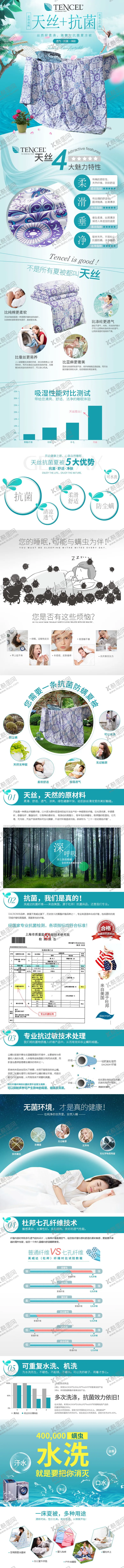 编号：33199907011600173322【酷图网】源文件下载-电商天丝夏被详情