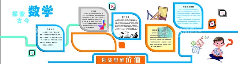 编号：44975703180245027552【酷图网】源文件下载-数学造型墙