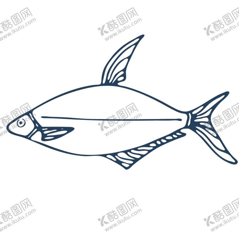编号：10222410061426313267【酷图网】源文件下载-手绘海洋生物