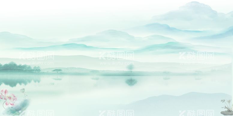 编号：13427909300531017651【酷图网】源文件下载-山水画背景