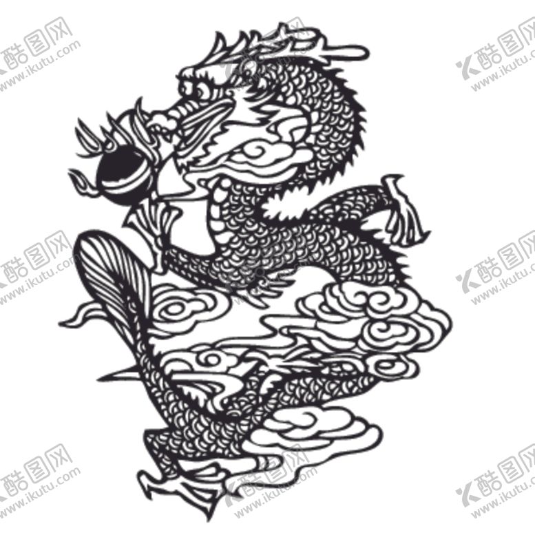 编号：46983309270514171614【酷图网】源文件下载-龙形象设计图案