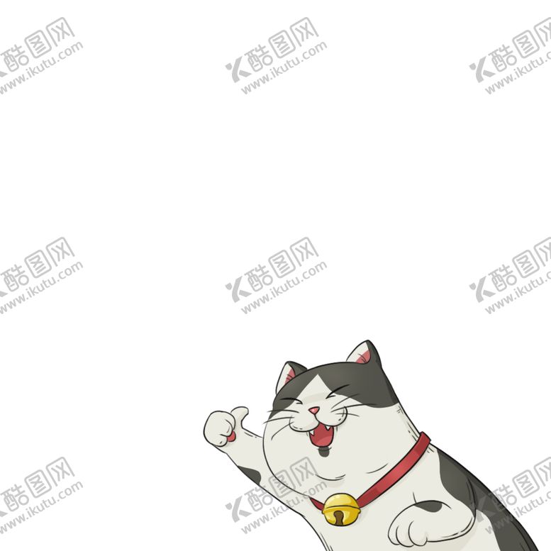 编号：62767205090233356956【酷图网】源文件下载-猫咪卡通猫