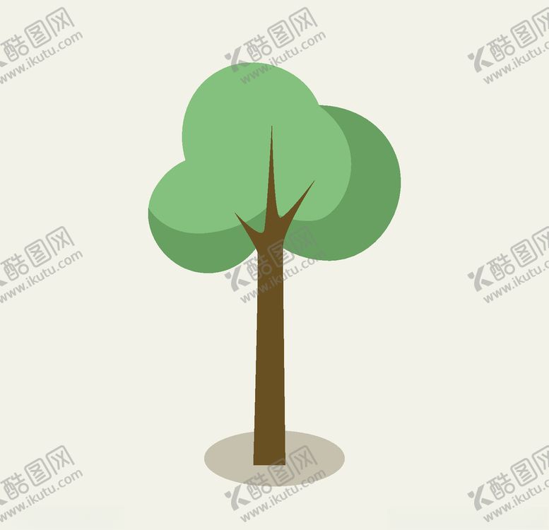 编号：36005707050534035904【酷图网】源文件下载-卡通树木