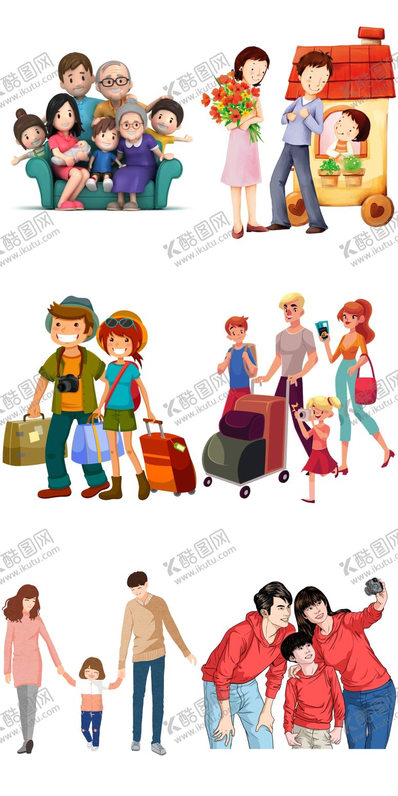 编号：45368112161431569628【酷图网】源文件下载-幸福一家人