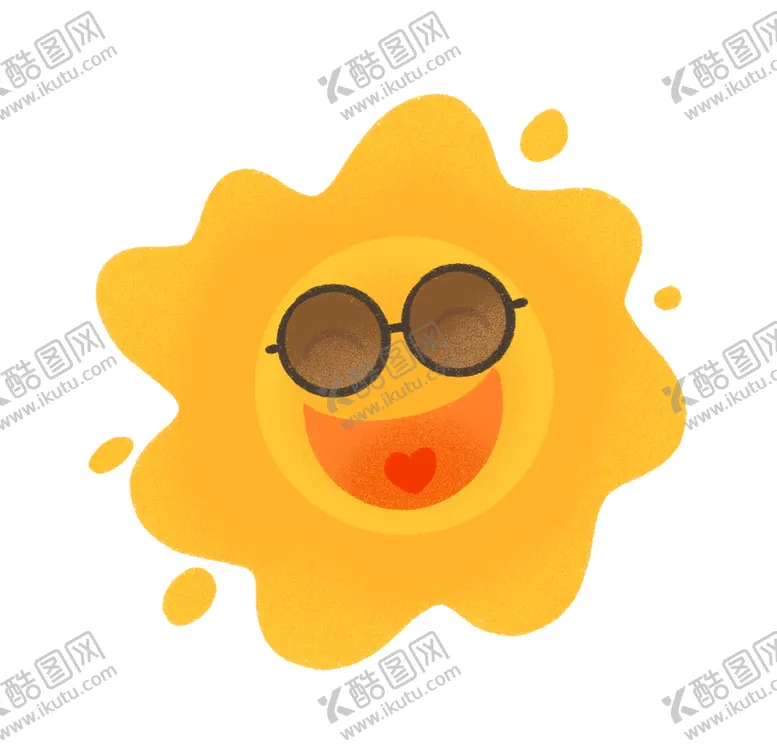 编号：98760409141805023940【酷图网】源文件下载-卡通太阳插画阳光小清新素材