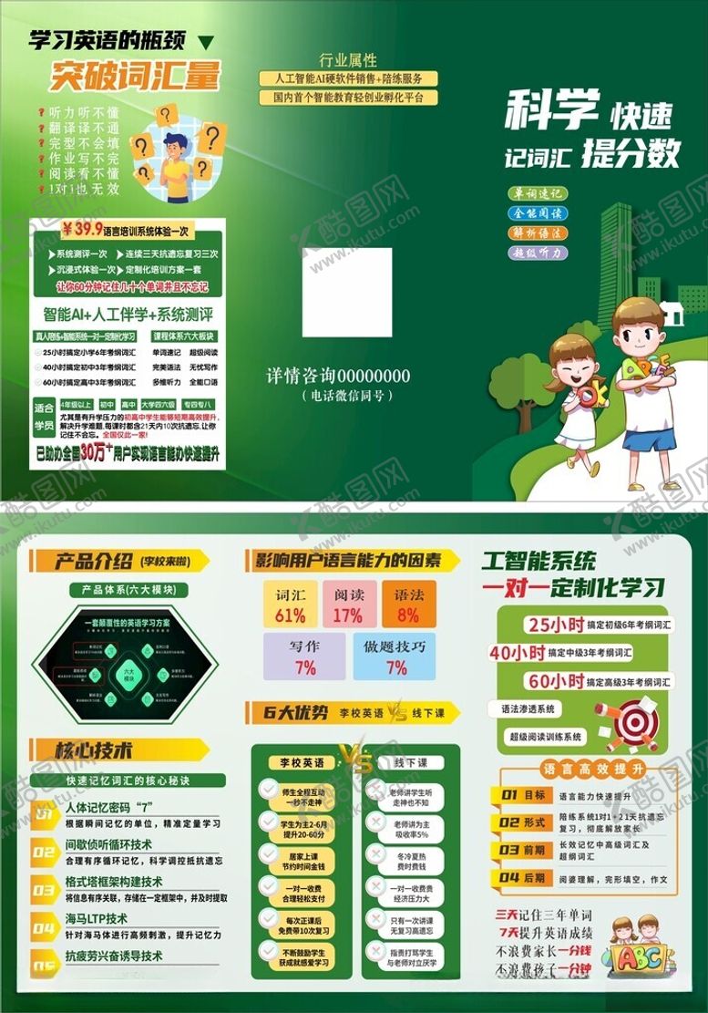 编号：88416711021032053362【酷图网】源文件下载-培训三折页