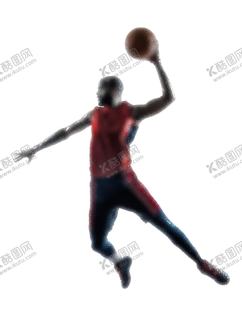 编号：19905210270932313138【酷图网】源文件下载-玻璃篮球运动员