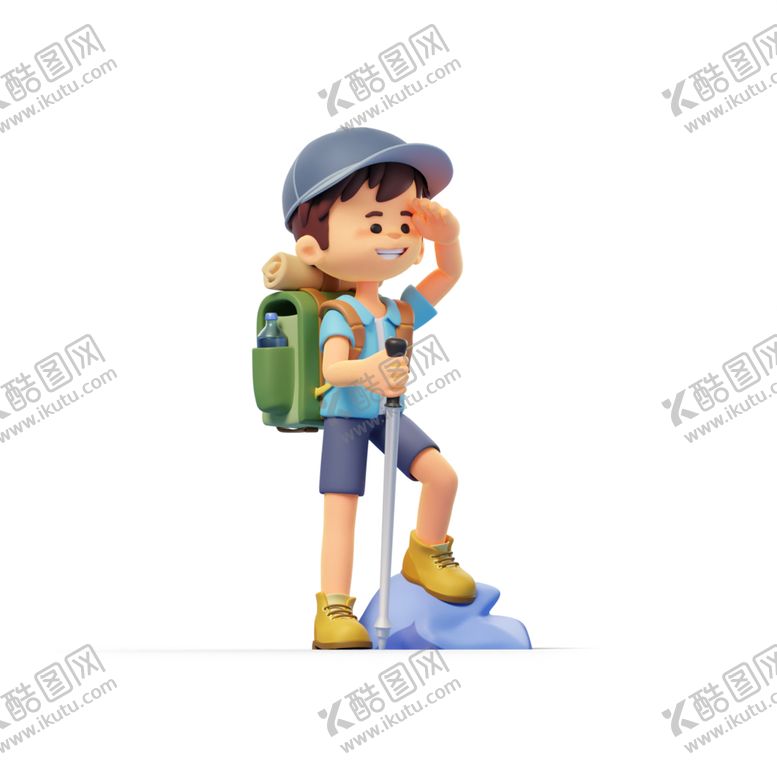 编号：23962212180054148214【酷图网】源文件下载-卡通旅游立体人物素材