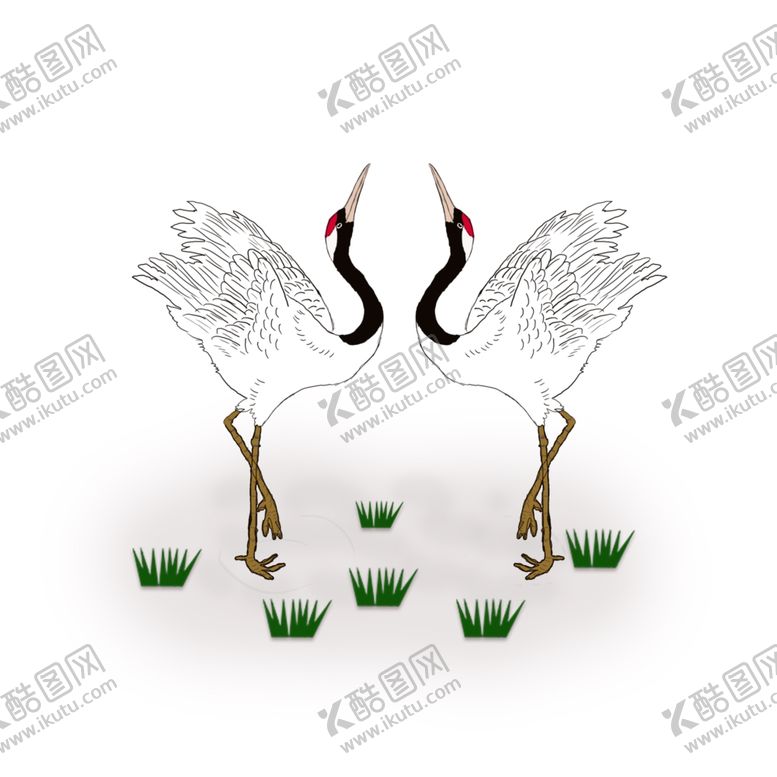 编号：41935011270635238343【酷图网】源文件下载-仙鹤