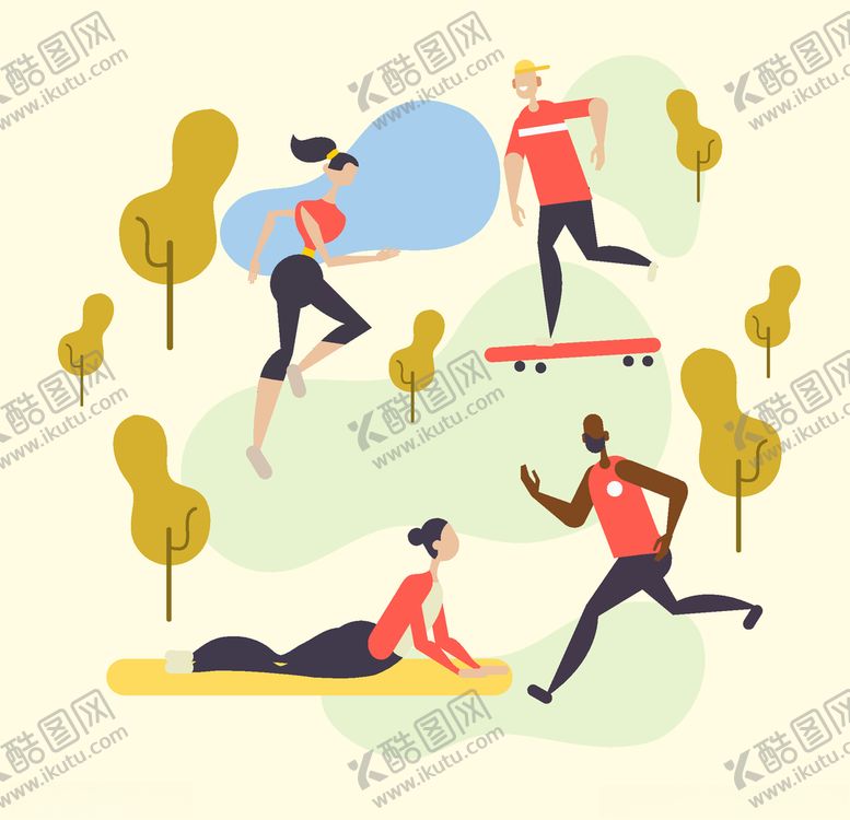 编号：91684206251132355882【酷图网】源文件下载-公园活动