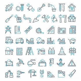 建筑生产工具图标
