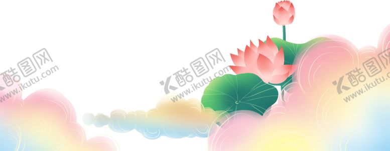 编号：71474109101435427216【酷图网】源文件下载-荷花荷叶插画卡通海报素材
