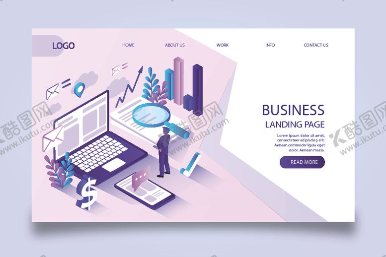 编号：25525409290939159791【酷图网】源文件下载-等距视角插画