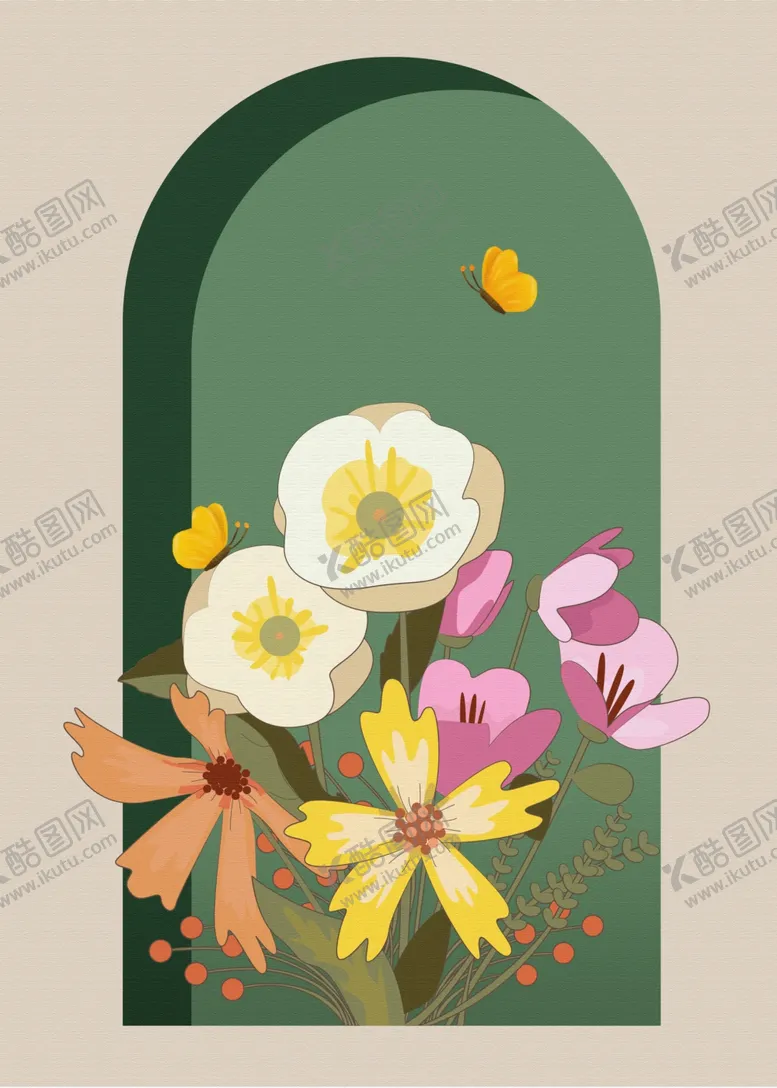 编号：58113701170852573837【酷图网】源文件下载-植物装饰画