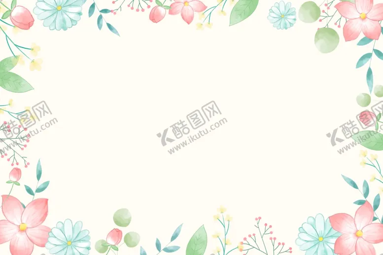 编号：69563702160332526246【酷图网】源文件下载-花卉清新边框