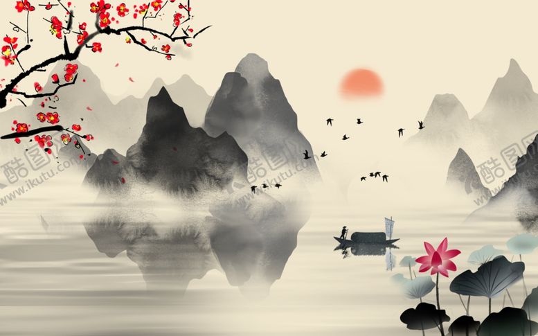 编号：52163104090137142616【酷图网】源文件下载-山水画
