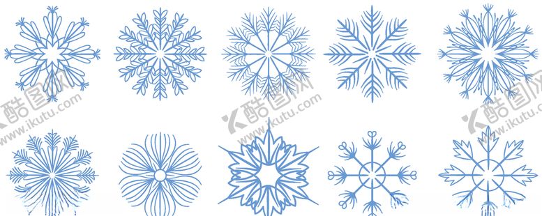 编号：64328609240719012654【酷图网】源文件下载-各种雪花