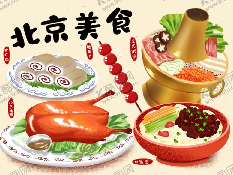 编号：59220009210233498970【酷图网】源文件下载-北京美食