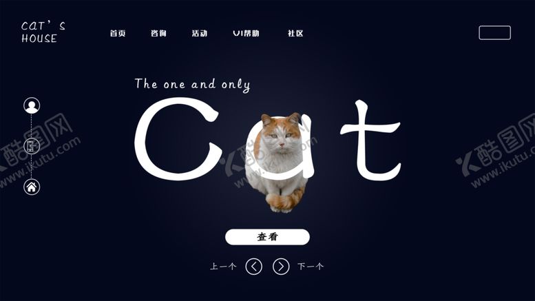 编号：15783907081040085801【酷图网】源文件下载-猫banner
