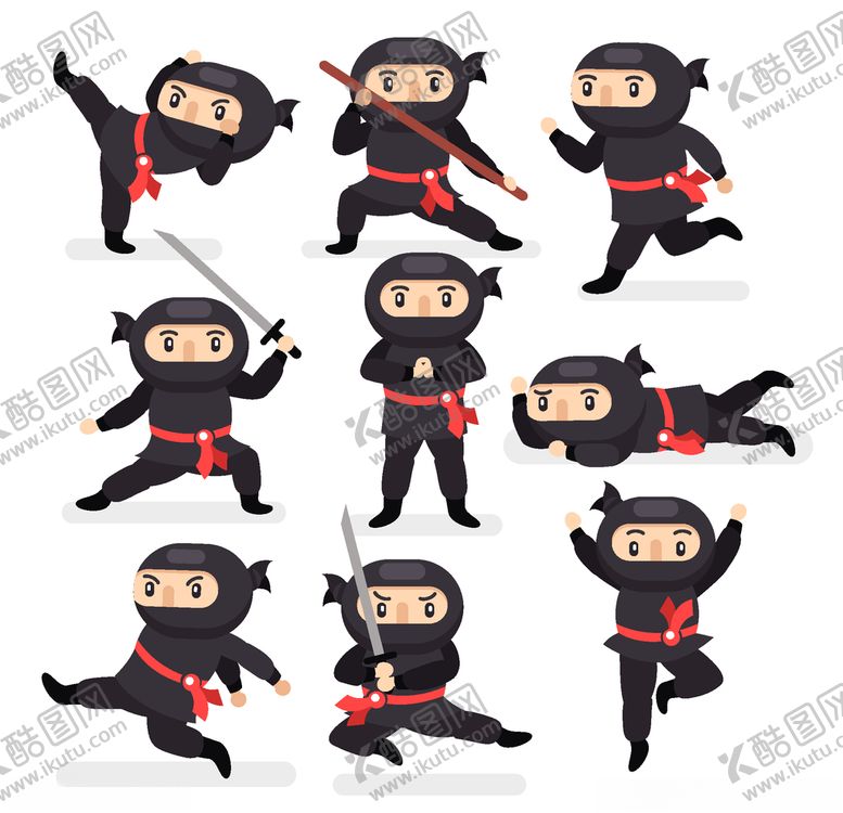 编号：66683305030923519534【酷图网】源文件下载-忍者