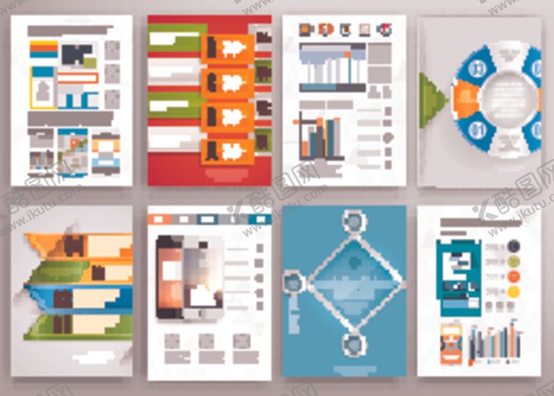 编号：43816704081817297580【酷图网】源文件下载-多样精美宣传册设计模板