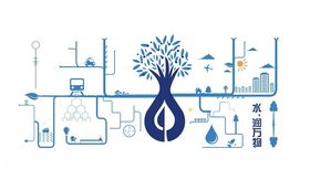 科技与自然融合概念图